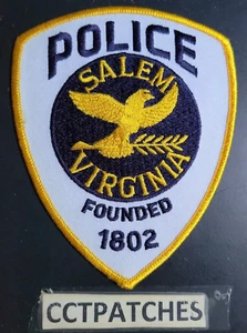 SALEM, VIRGINIA POLIZEI SCHULTERAUFNÄHER VA - Bild 1 von 2