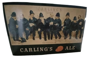 Carling's  Red Cap Sign - "Nine Pints of the Law" - Metal - 20" x 13" - Picture 1 of 11