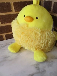 Animal Adventure Chick Squeeze Love Super Suave Amarillo 10"x12"x 3" Almohada Juguete - Imagen 1 de 5