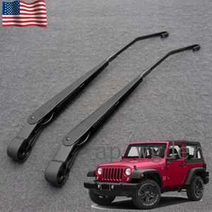 2Pcs NEW Front Windshield Wiper Arm For Jeep Wrangler JK/JKU 2007-2017 US - Bild 1 von 10