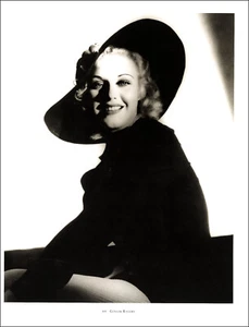 1992 Vintage Print George Hurrell 1930s Ginger Rogers Movie Film Actress Screen - Picture 1 of 2