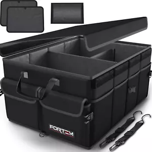 Car Trunk Organizer, Collapsible Multi Compartment SUV Organizer, Foldable Stora - Picture 1 of 12