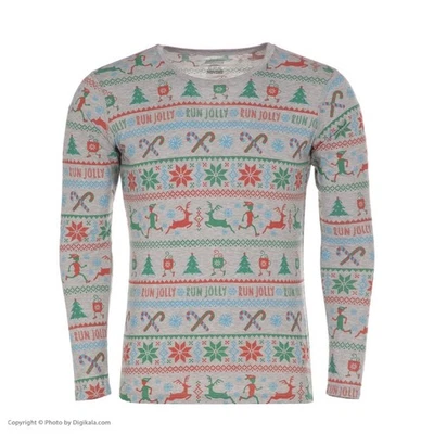 Brooks 女式 Holiday Christmas Run Jolly 长袖衬衫 L 码 — 第 1/4 张图片