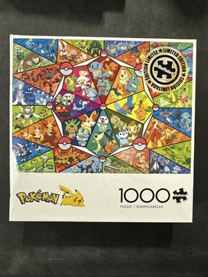 Pokemon: Stained Glass 1000 Piece Puzzle - Limited Edition *NEW & SEALED* - Image 1 of 3