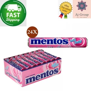 24 Stück x Mentos Kaubonbons Tutti Frutti Geschmack Halal (29 Gramm) ⭐SCHNELLER VERSAND⭐ - Bild 1 von 3