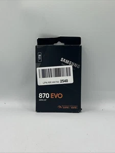 Samsung SSD 870 Evo 1 TB negro 2,5" MZ-77E1T0B/AM - Imagen 1 de 2