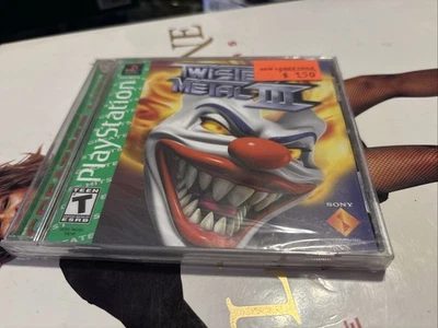 Twisted Metal III 3 [Greatest Hits] (PlayStation 1 PS1, 1998 NEW SEALED wear - Image 1 of 4