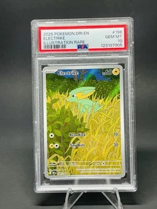 Pokémon SV Destined Rivals DRI EN 2025 Electrike #196/182 PSA 10 - Imagen 1 de 3