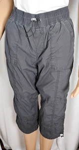 Pantaloni Calvin Klein Performance Donna Sm Grigio Pull On Capri Patchwork Gorpcore - Foto 1 di 23