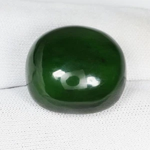 36.86 ct NATURAL MOSS GREEN NATURAL SERPENTINE - CABOCHON 3257 N5 - Picture 1 of 2