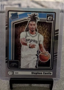 STEPHON CASTLE 2024-25 Donruss Optic Silver Holo Prizm Rated Rookie #254 RC Spur - Picture 1 of 3