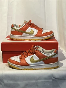 Nike Dunk Low Orange University Gold 2021 (W) (DQ4690-800) Women's Size 7.5 - Picture 1 of 8