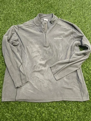 Chaqueta polar Columbia Quarter Zip gris talla L  Foto 1 de 4