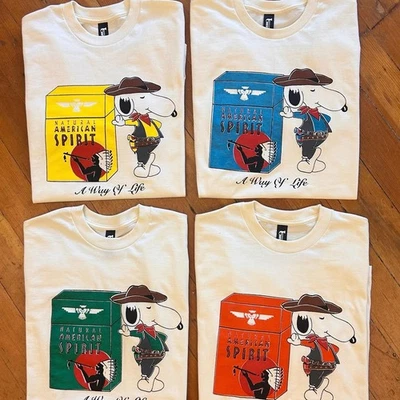 CAMISETA DIVERTIDA NATURAL AMERICAN SPIRIT CIGARRILLO PACK X SN00PY S-5XL Foto 1 de 4