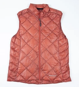 Chaleco acolchado Montbell plumón de ganso para mujer XS naranja ligero aislante exterior - Imagen 1 de 13