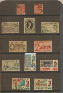 Gibraltar Valores Diversos de años 1886-966 (HH-76) - Picture 1 of 1