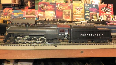 runs ok ho tyco mantua 2-8-2 pennsylvania diecast locomotive prr tender vintage - Image 1 of 4