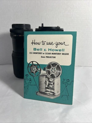 CATÁLOGO MANUAL DE INSTRUCCIONES BELL & HOWELL AÑOS 50 8mm 253 Monterey/253 AR Deluxe Foto 1 de 4