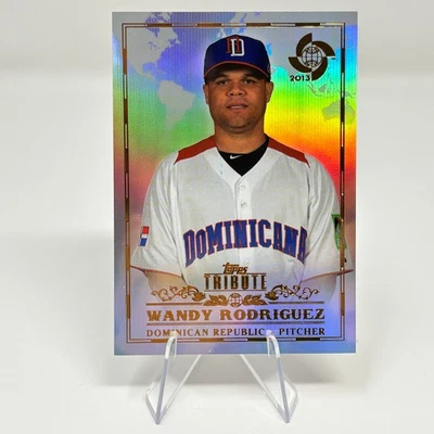 2013 Topps Tribute WBC - Wandy Rodriguez #66 - Imagem 1 de 2