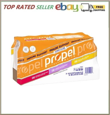 Propel Immune Support Zero Sugar Variety Pack (16.9 fl. oz., 24 pk.) Envío rápido Foto 1 de 4