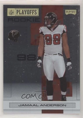 2007 Playoff NFL Playoffs Rookie Gold Metalized /149 Jamaal Anderson #137 - Image 1 of 2