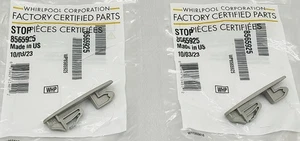 AP6013365 Whirlpool Geschirrspüler oberes Geschirrgestell Schiene Endkappe Anschlag - 2er Set (2) - Bild 1 von 3