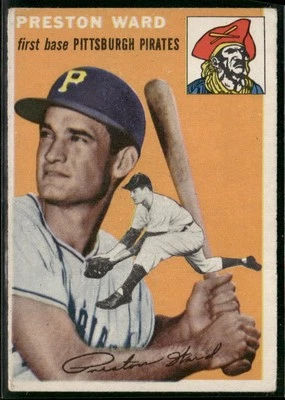 1954 Topps #72 Preston Ward VG - Image 1 of 2