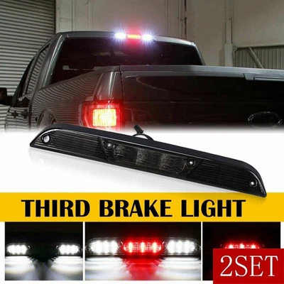 2SET LED Smoke Third 3rd Brake Light Tail Rear Cargo Lamp For 2015-2020 Ford F-1 - Image 1 of 4