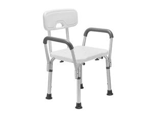 Height Adjustable Bathtub Shower Chair for Inside Shower, Portable Bath Seat, - Picture 1 of 6