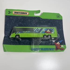 Matchbox Disney Parks 2017 Green Die Cast Sorcerer Mickey Mouse Bus Green 1/64 - Picture 1 of 2