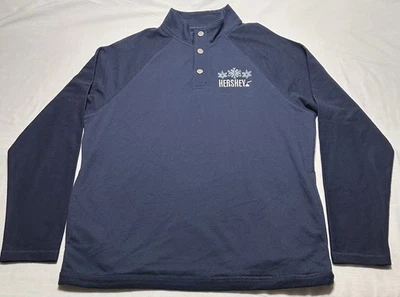 Hersheys Chocolate Mens Small Souvenir Long Sleeve Shirt Pockets Charles River - Image 1 of 4