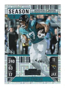 2024 Panini Contenders Evan Engram Season Ticket Mojo Base Card # 45 - Picture 1 of 2