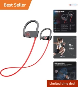 Wireless Bluetooth 5.3 Earbuds Waterproof 16H Playtime Sports Headphones Gym - Picture 1 of 10