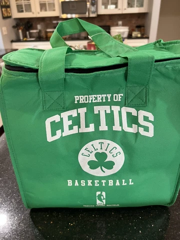 Boston Celtics large 13x13x8 cooler bag tote lunch bag Cover