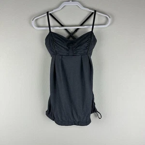 Lululemon Goal Gray Graceful Flow Athletic Athleisure Tank Top Size 4 - Picture 1 of 6