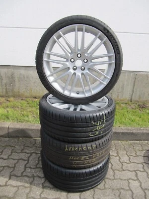 4x Sommerkompletträder Jaguar XF auf Original 20 Zoll Jaguar Alufelgen + RDKS - Bild 1 von 4