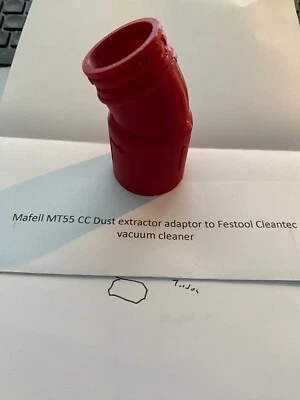 MAFELL FESTOOL Mafell MT55CC Dust Extractor Hose Adaptor to Festool Cleantec Vacuum Cleaner