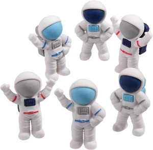 18Pcs Cute Outer Space Themed Erasers for Kids Bulk, Kawaii Fun Spaceman Desk Pe - Picture 1 of 7