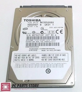 Toshiba 320GB 2.5" MK3252GSX HDD2H01 B UK01 T G002217A FOR PCB PARTS REPAIR  - Picture 1 of 5