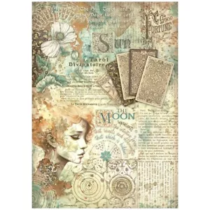 Stamperia A4 PAPEL ARROZ - FORTUNA - ASTROLOGÍA, Decoupage - Imagen 1 de 1