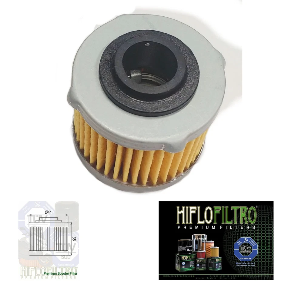 HIFLOFILTRO Filtre à Huile pour Italjet 125 dragster 2022-2024 origine 16513-00300