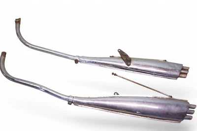 BSA A75R Rocket 3 Mk1 750 1969 Triple A75 III HURRICANE *2302A tubos de escape  Foto 1 de 4