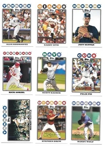 2008 Topps Baseball Trading Cards / Choose from list #s 1 - 250 / mb42 - Picture 1 of 262