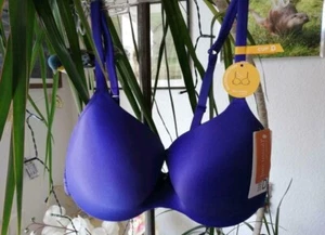 Felina BH mit Bügel "Pur" - Blau - 80 D - Neu/OVP  - Bild 1 von 2