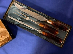 Vintage Peerless Cutlery 3-pc carving set, with box - Picture 1 of 7