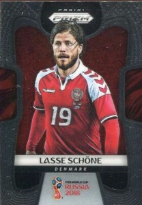 Panini Prizm World Cup 2018 Base Card #259 Lasse Schone - Denmark