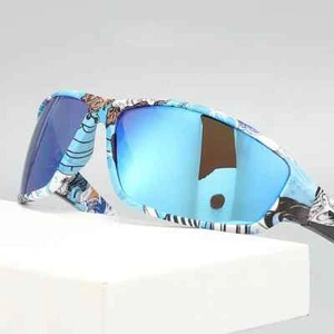 Camouflage Herren Polarisiert Sonnenbrille 100% UV400 Angeln Brille Sport Brille - Bild 1 von 23