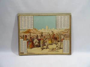 ANCIEN CALENDRIER ALMANACH DES POSTES ET TELEGRAPHIE MARCHE ARABE 1889 OBERTHUR - Foto 1 di 17