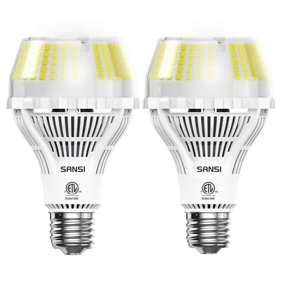 2Pack LED Light Bulbs 27W=250W Energy Saving Dimmable 5000K Home Lamps A21 E26 - Image 1 of 4