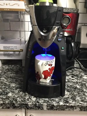 iCoffee RSS100-EXP SpinBrew Silver and Black Single Serve Coffee Brewer - Used - Image 1 of 4